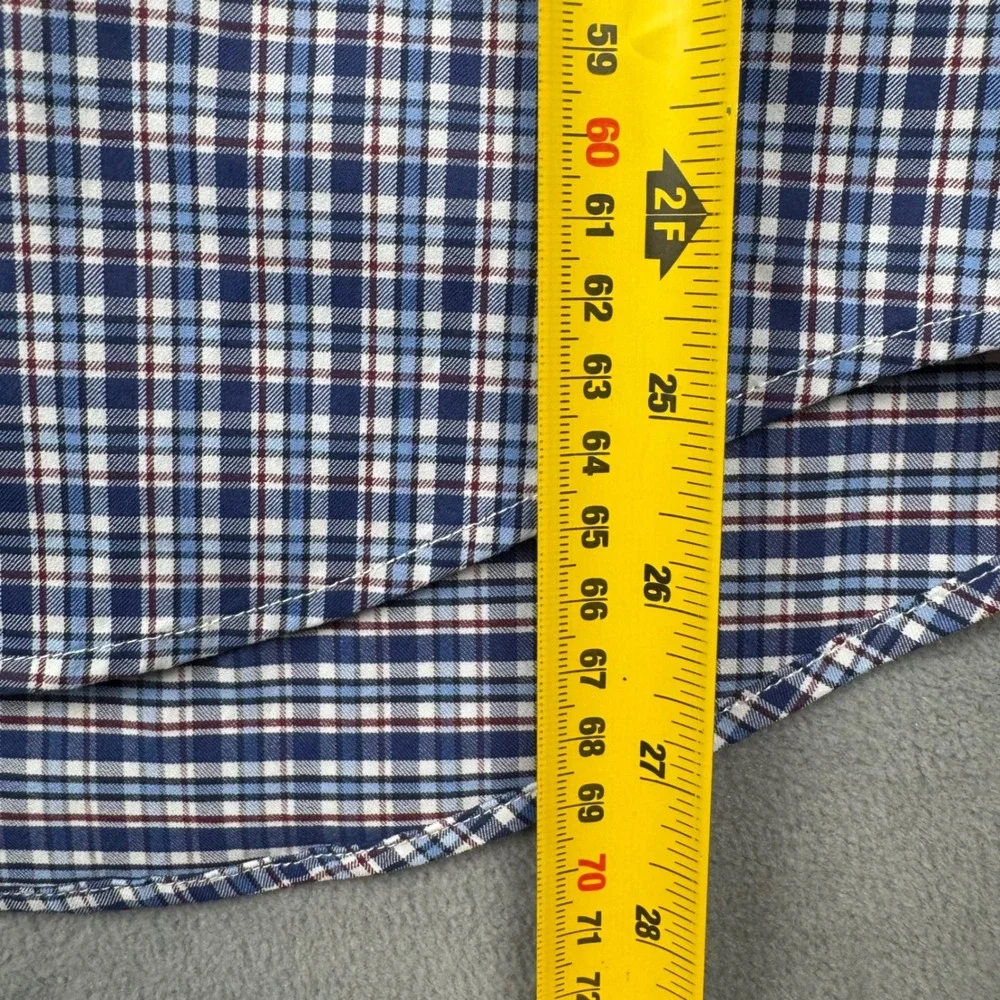 Ralph Lauren Kids Plaid Performance Button Down Shirt XL TG 18-20 Blue Green Red